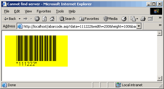ISS(Internet Information Server) and Barcode ActiveX