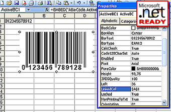 Bar code ActiveX for Word, Access, Excel, Visual Basic, Delphi etc.