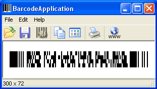 Start PDF417 bar code Application