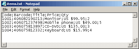 barcode label database