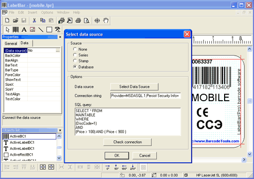 Data binding. Click here to enlarge picture.