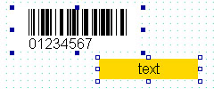 barcode is active object