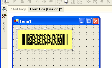 Adjust the PDF417 .NET properties