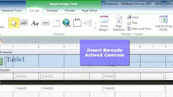 Barcode in Access 2010