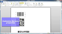 Create barcodes in Word 2010